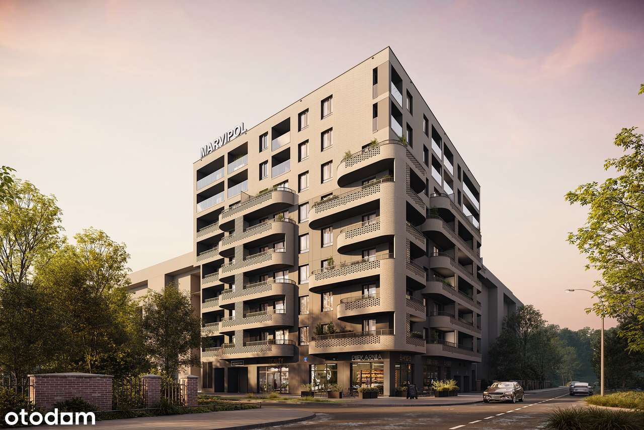 2-pokojowe mieszkanie 38m2 + loggia Bez Prowizji (lokal M51)