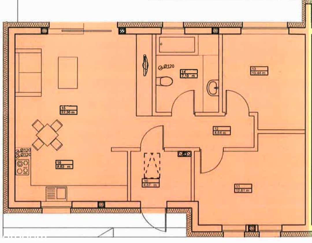 Dom 70m2 za 395tys brutto, działka 570m2, Mełpin 8km do Śremu-14