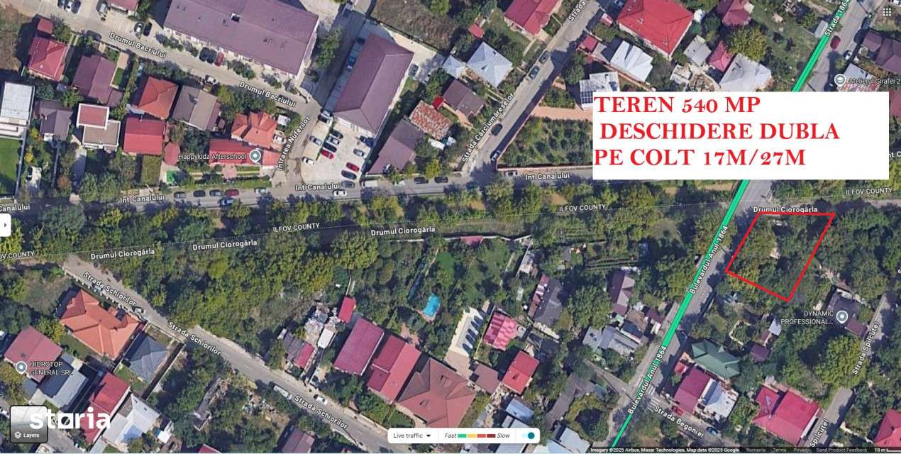 VANZARE TEREN INTRAVILAN DE 540 mp SITUAT IN  MILITARI, BD. ANUL 1864-9