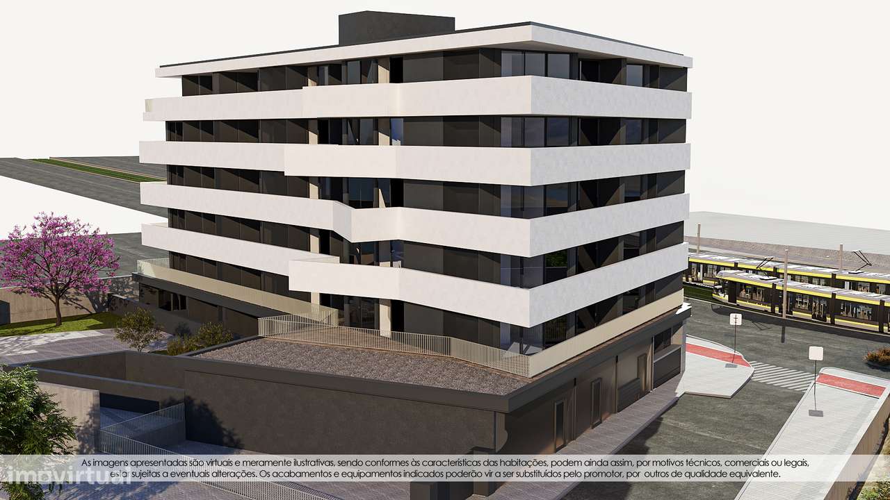 Apartamento T1 Novo em Santa Marinha (VL8)/Linha Rubi-35