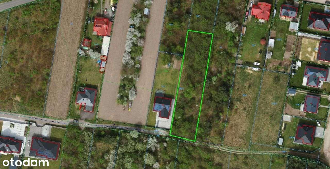Działka, 1 893 m², Poddębice-3