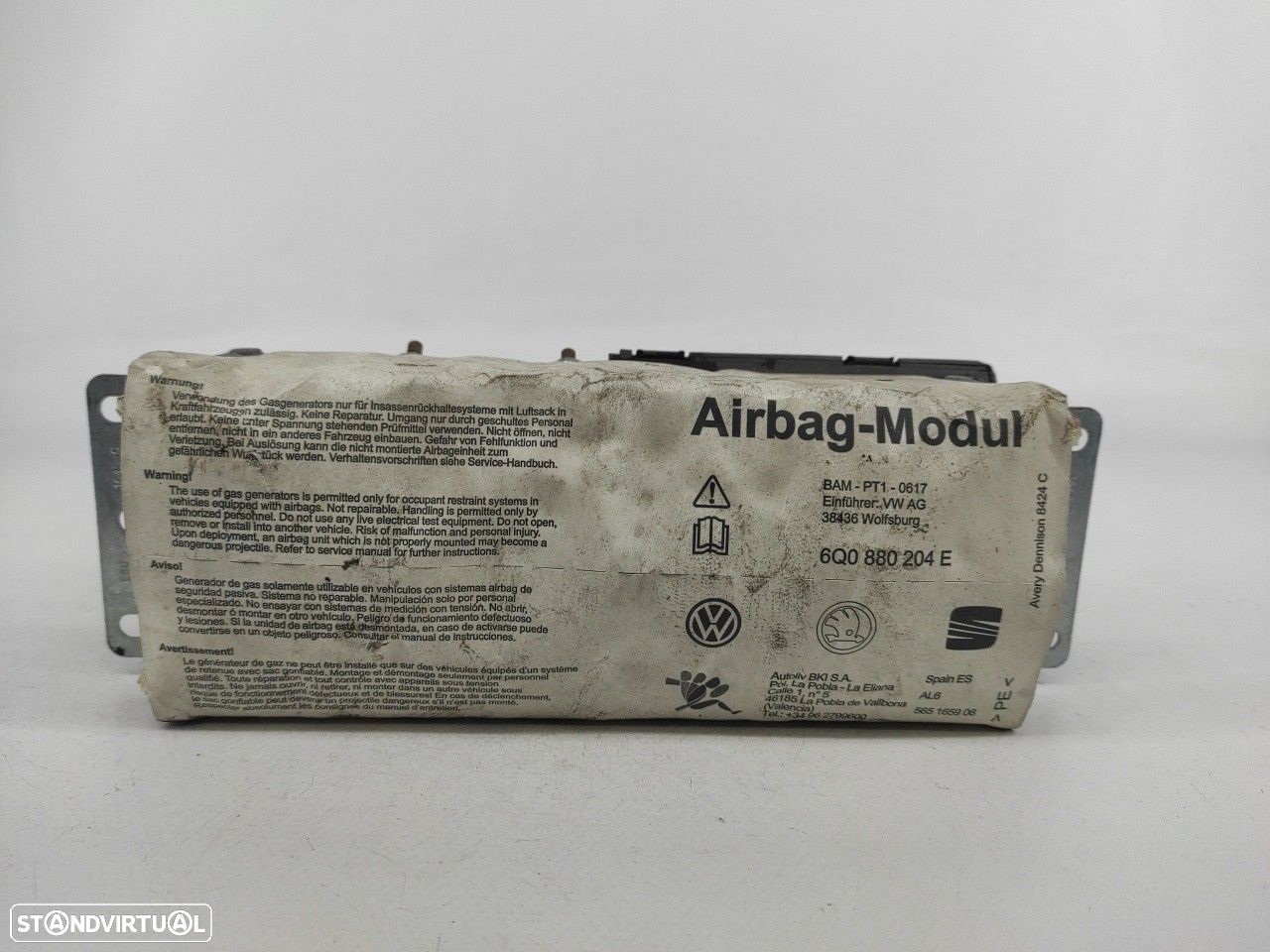 Airbag Passageiro Seat Ibiza Iii (6L1) - 1