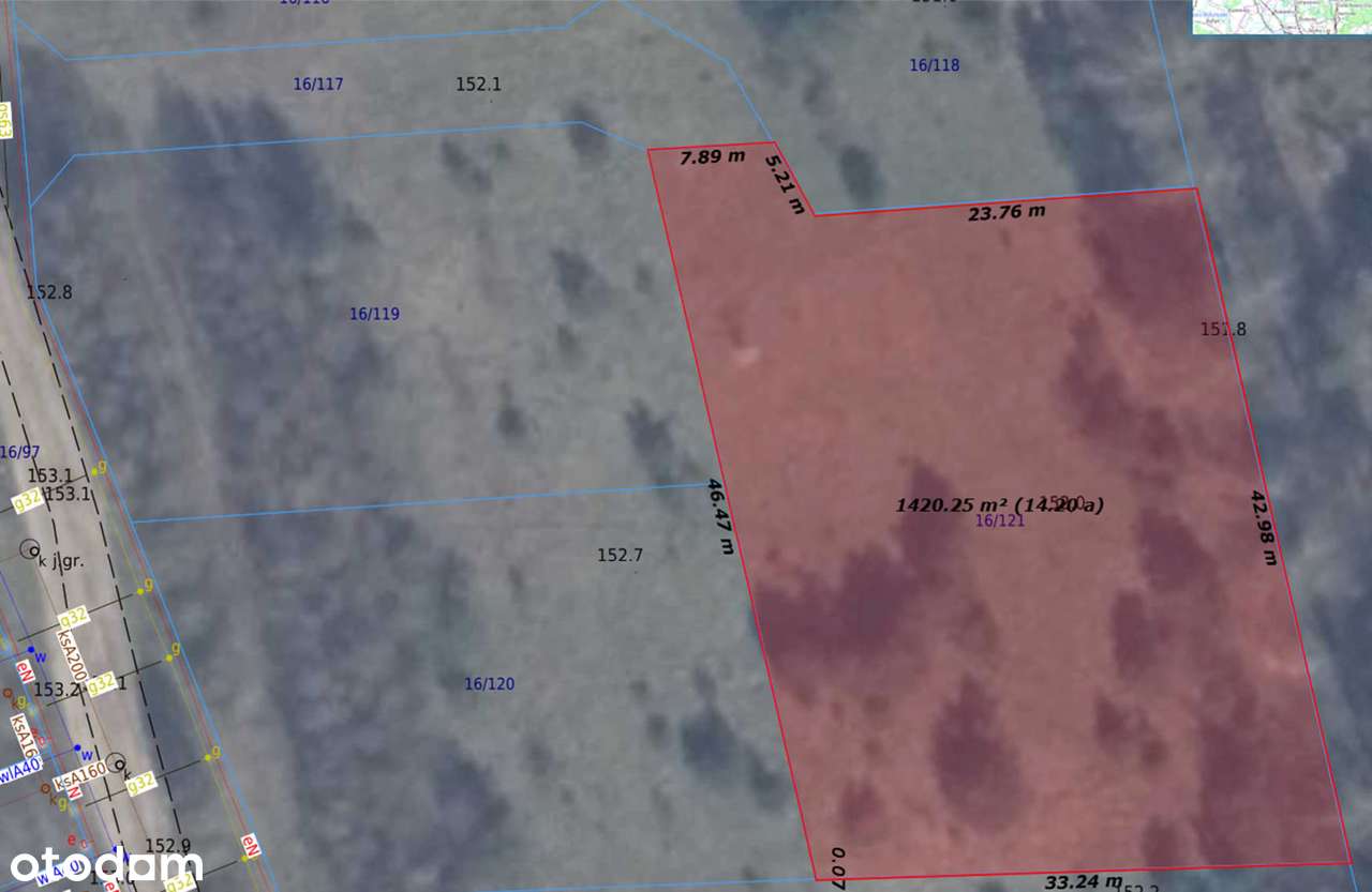 Działki budowlane pod lasem z dostępem do mediów (855, 872 i 1.415m2) - Pełny obrazek: 5/13