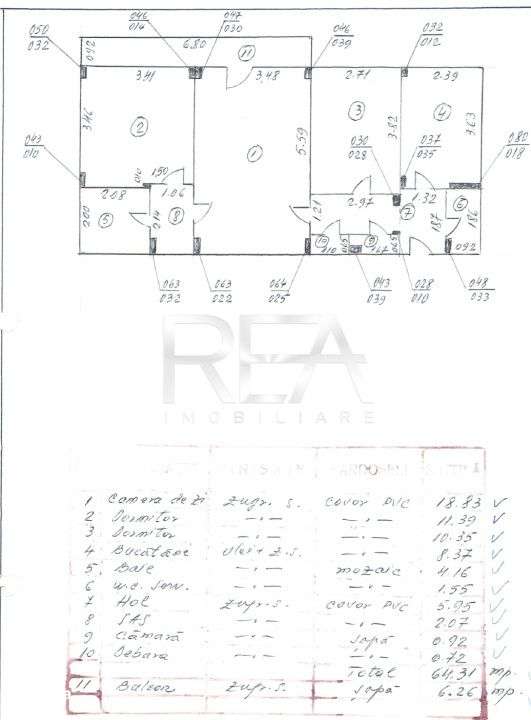 Apartament 3 camere Timpuri Noi – Calea Vacaresti, renovat 2025-9