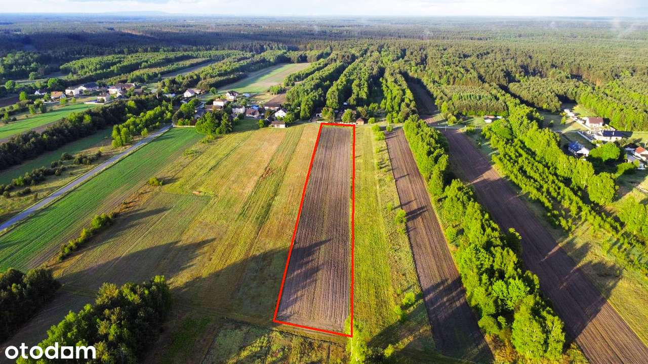 Z opcją podziału. Piękna! W ślepej uliczce! Objęta MPZP! BUDOWLANA !! - Pełny obrazek: 5/10