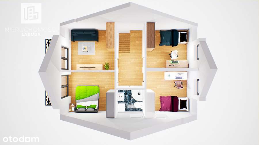 Dom w zabudowie bliźniaczej w spokojnej okolicy - Pełny obrazek: 4/5