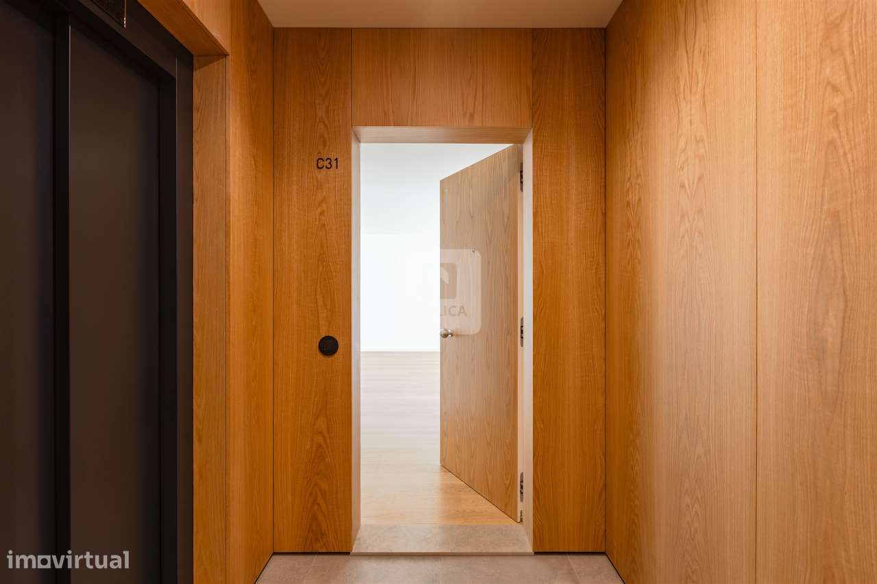 T3 com Varanda Vistas Mar Canidelo | T3 Gaia | Apartamento Le Parc-32