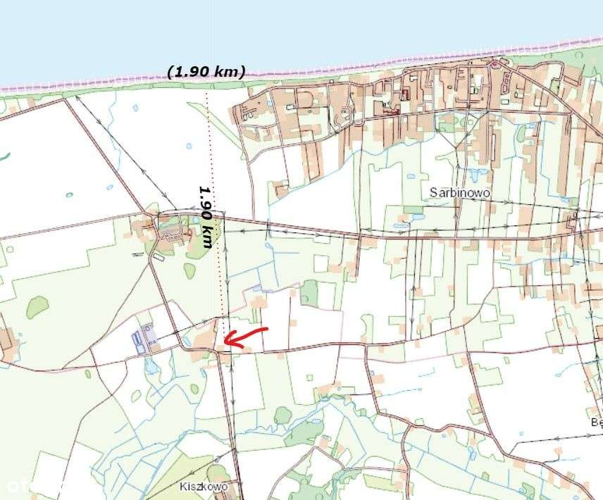 Piękna działka budowlana w Kiszkowie, 2 km od morza ! - Pełny obrazek: 4/16