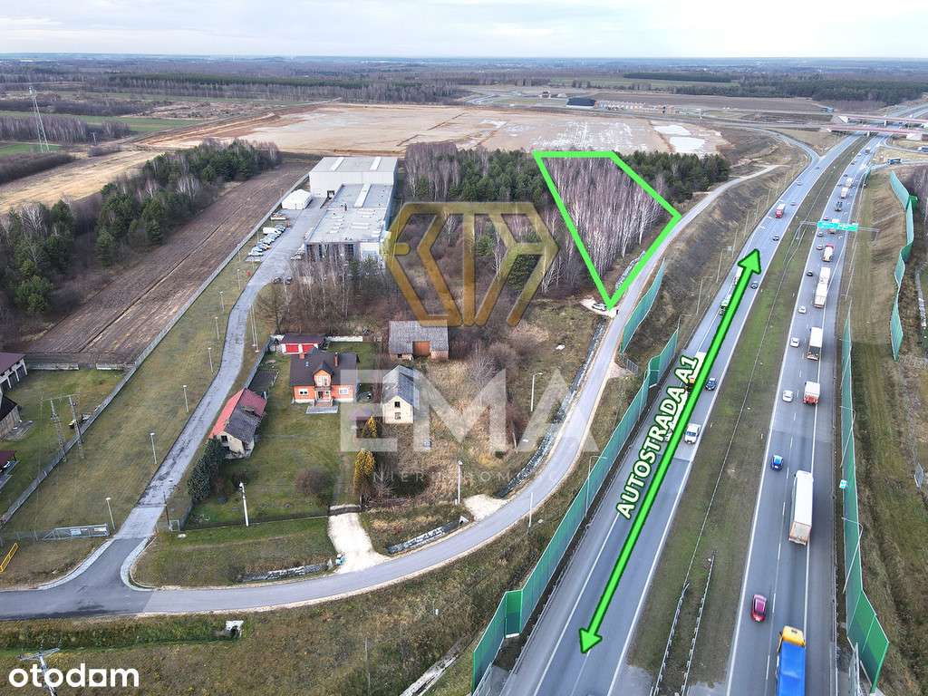 Działka na sprzedaż blisko autostrady Szarlejka - Pełny obrazek: 4/4