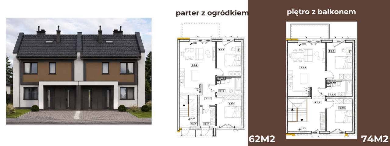 Grójec Dom w zabudowie