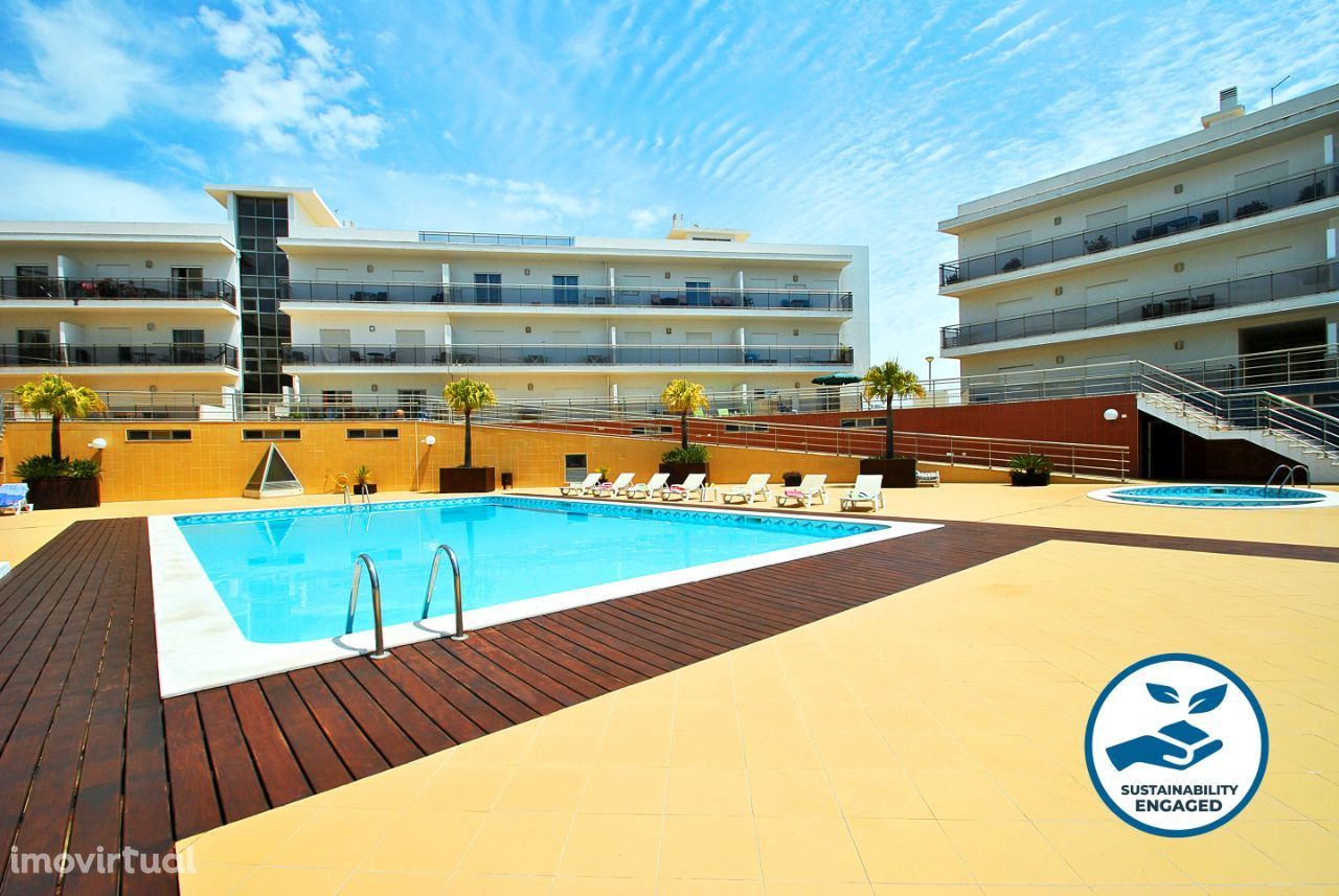 Barbados - Apartamento T1 em Albufeira, Piscina, A/C, WIFI & BBQ