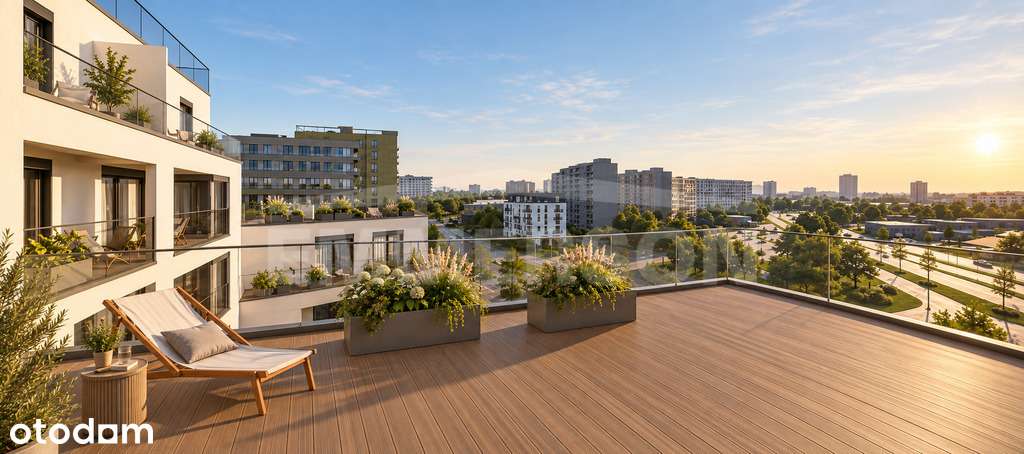 Inwestycyjne z widokowym tarasem 25,80m2