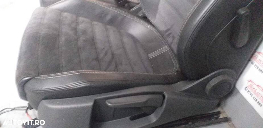 Interior din piele cu alcantara pe negru cu incalzire Vw Passat CC an 2009 - 5