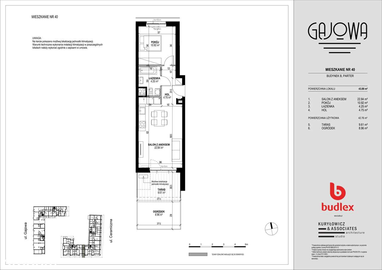 Gajowa  | mieszkanie 2-pok. | B.40 - Pełny obrazek: 2/7