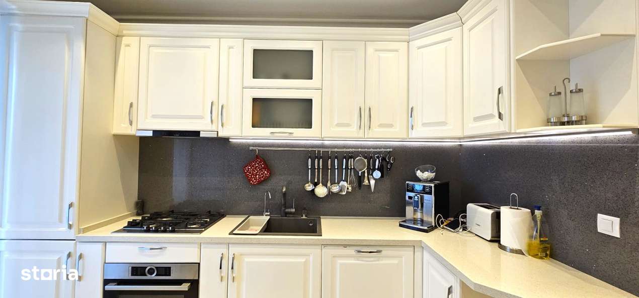 Apt. LUX 4 camere, mobilat, utilat, 2 locuri de parcare, Greenfield-5