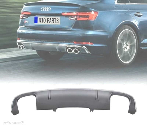 DIFUSOR PARA AUDI A4 B9 S-LINE 16-19 LOOK S4 - 1