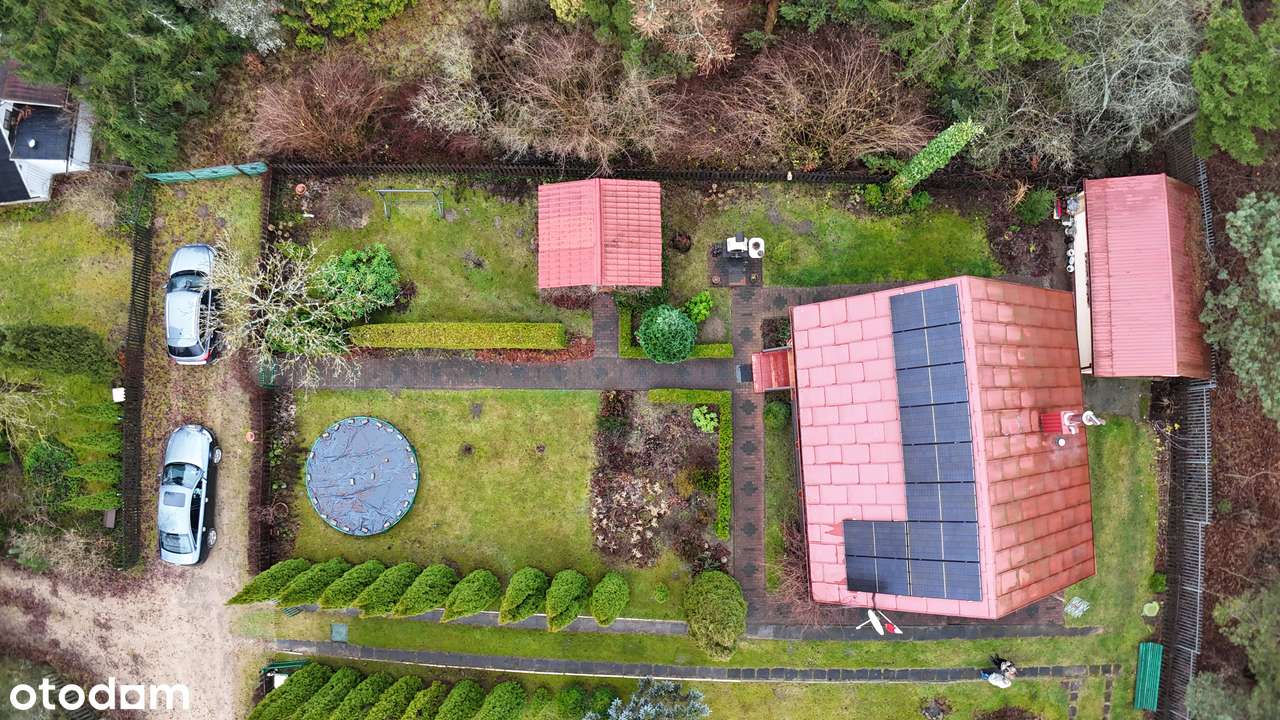 Sielski dom z altanką na Kaszubach |panele fotowoltaiczne jezioro las - Pełny obrazek: 2/16