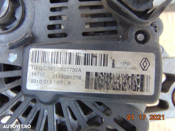 Alternator Renault Clio 4 1.5dci Logan Sandero Lodgy Dokker Captur Kangoo Scenic Qashqai duster - 2