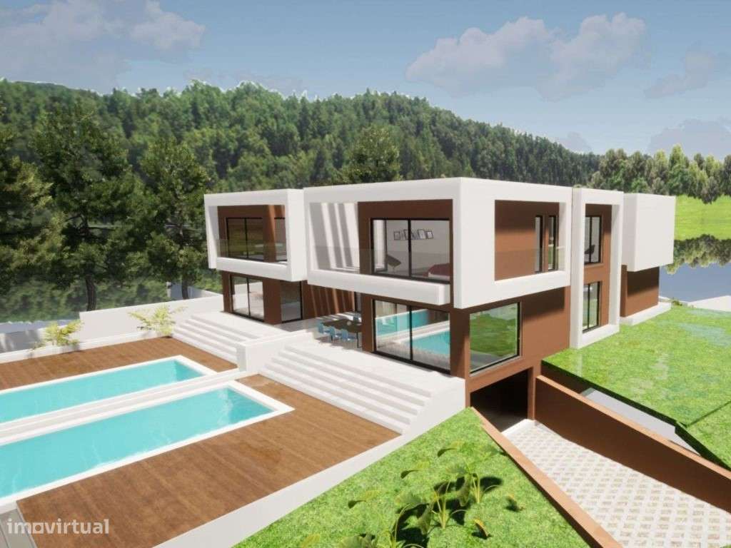 Moradia geminada T4+1 com vista sobre o Rio Sado em Tróia - Grande imagem: 4/44