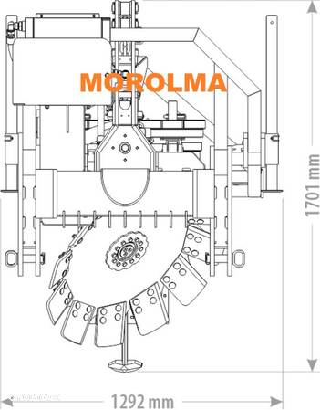 PŁUG LEŚNY AKTYWNY KOŁASZEWSKI z pogłębiaczem na WOM z hydrauliką FK MACHINERY - 7