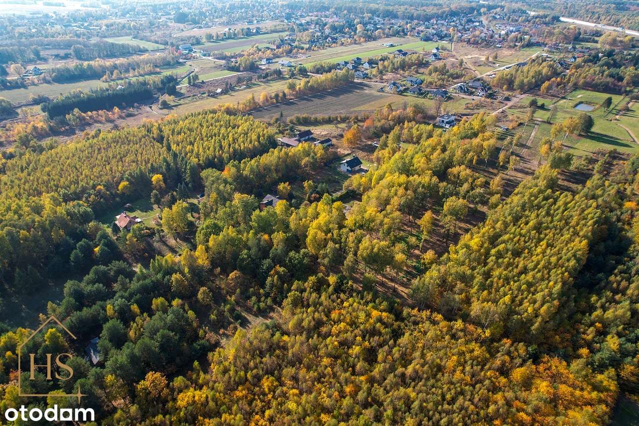Działka budowlana w otulinie drzew/Żabia Wola/ 35 min do Warszawy-13
