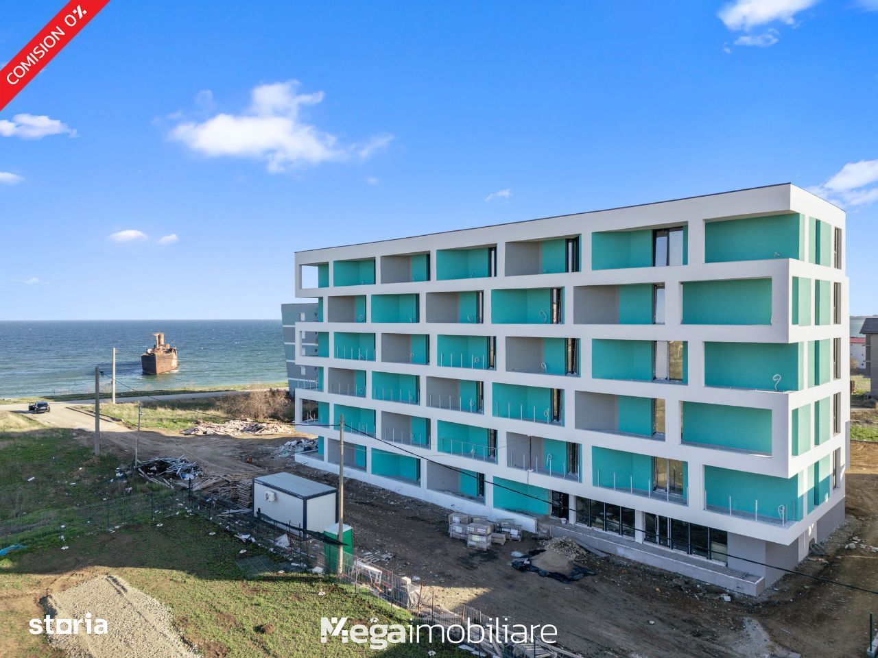 #Dezvoltator: Apartament 2 camere cu vedere la mare » Epava Costinești