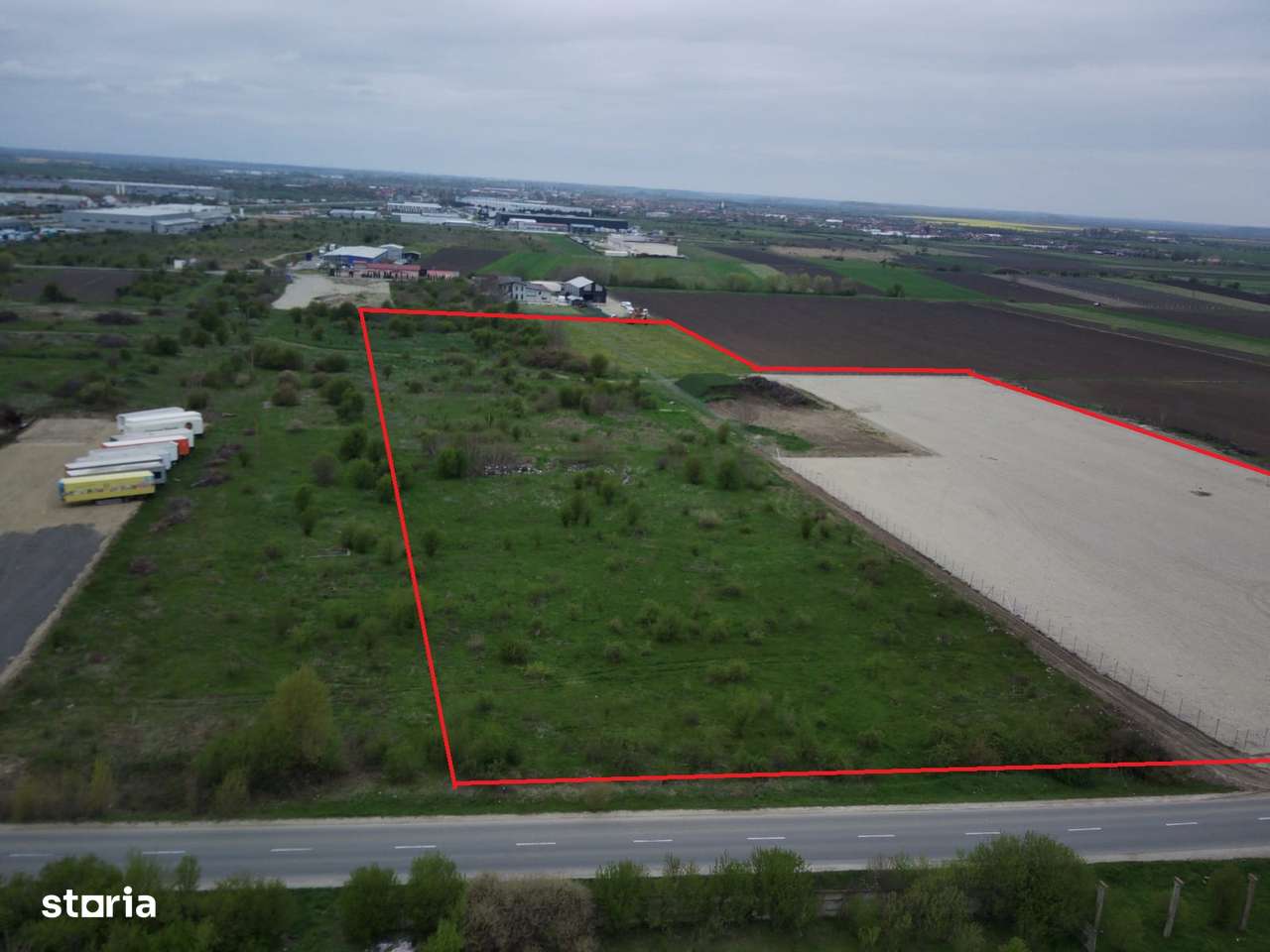 Teren de vanzare zona Bors Santion Oradea Bihor - Imagine principală: 3/4