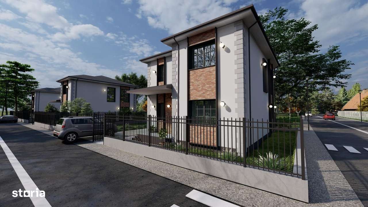 CASE INDIVIDUALE CLINCENI, TOATE UTILITATILE, 350 MP TEREN, COMIS 0% - Imagine principală: 5/15