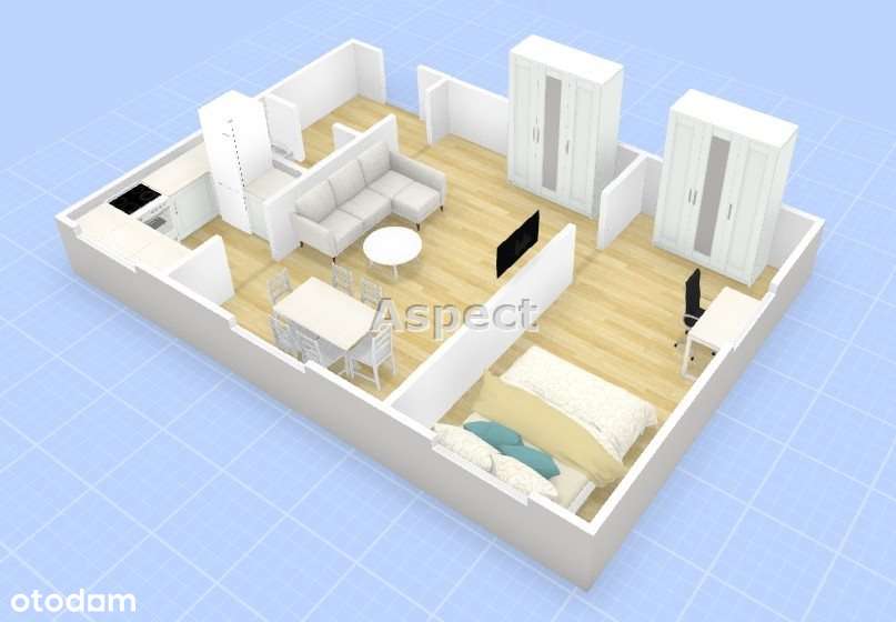 2 pokojowe mieszkanie do własnej aranżacji 34,30m - Pełny obrazek: 3/16