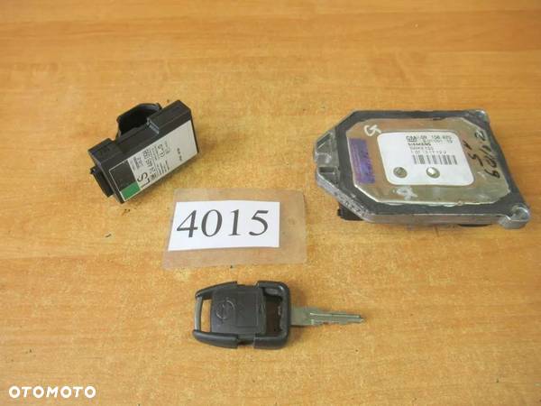 KOMPUTER ZESTAW OPEL ASTRA II G 1,8 16V 09158670 - 5