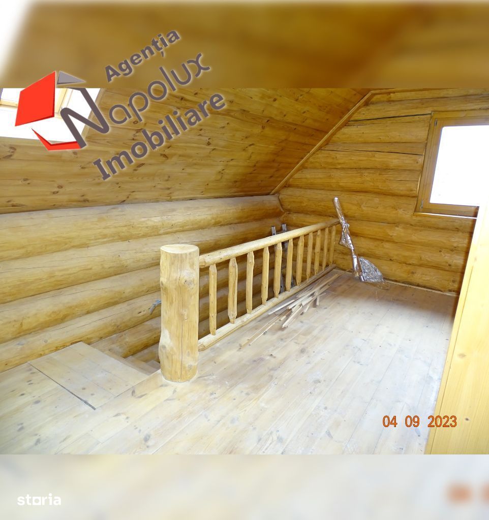 Napolux Imobiliare vinde Casa deosebita din lemn amplasata in Chinteni