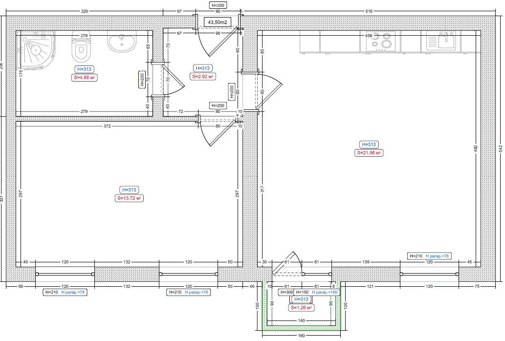 Piękne mieszkanie z balkonem w centrum | 3a-8