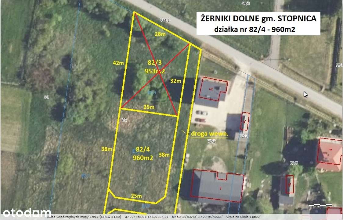 Najtańsza działka budowlana k.Buska Zdrój (WZ) 960m2 cena tylko 24.900 - Pełny obrazek: 4/19