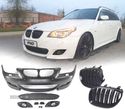 KIT PARA-CHOQUES + GRELHA PARA BMW E60 03-07 LOOK M5 PDC SRA - 1