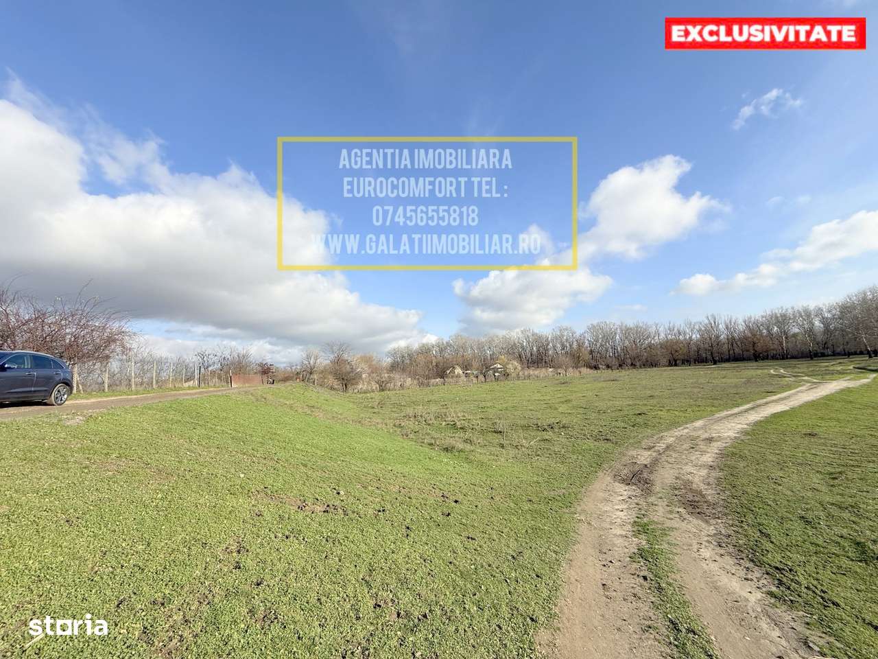 Vanzare teren intravilan in Barbosi-Galati 6.000 mp cu deschidere 40ml - Imagine principală: 2/8