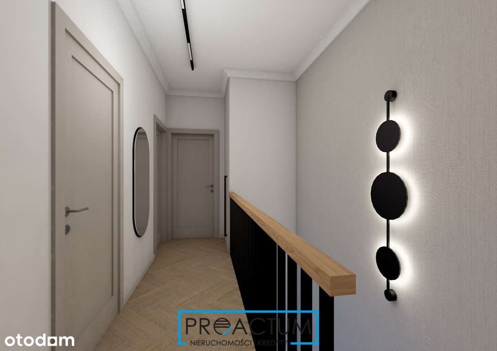 Nowoczesny dom szeregowy z ogródkiem i garażem-18