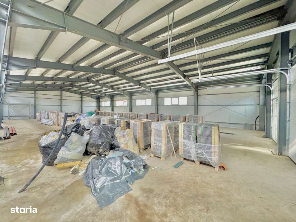 Vanzare Hala 600 mp + Teren 1150 mp- Tomesti- Depozitul Fiterman Farma - Imagine principală: 5/8