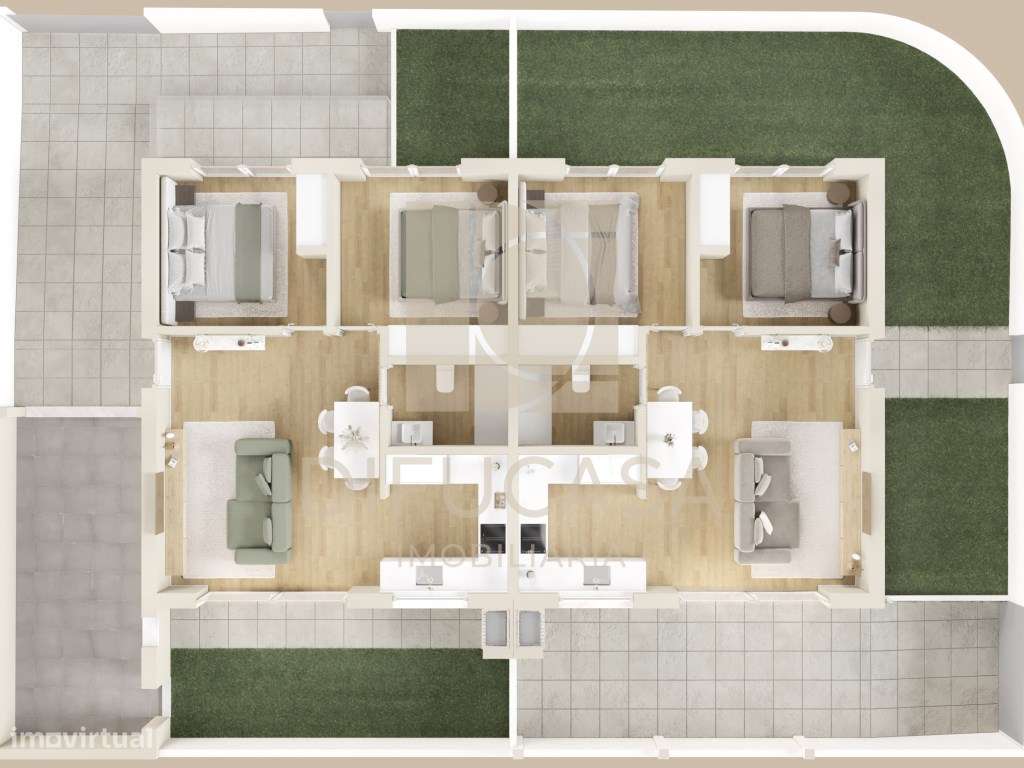 Moradia Térrea _ tipologia T3 localizada Pinhal do General-26