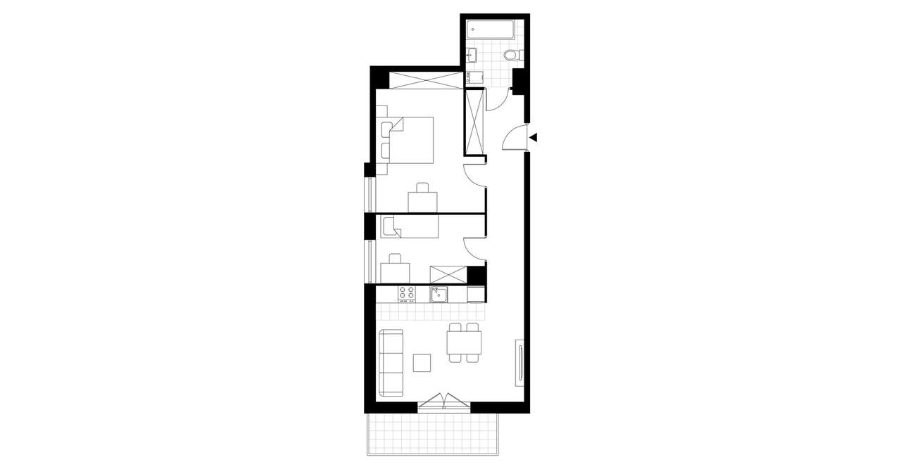 4-pokojowe mieszkanie 55m2 Bez Pośredników - Pełny obrazek: 4/9