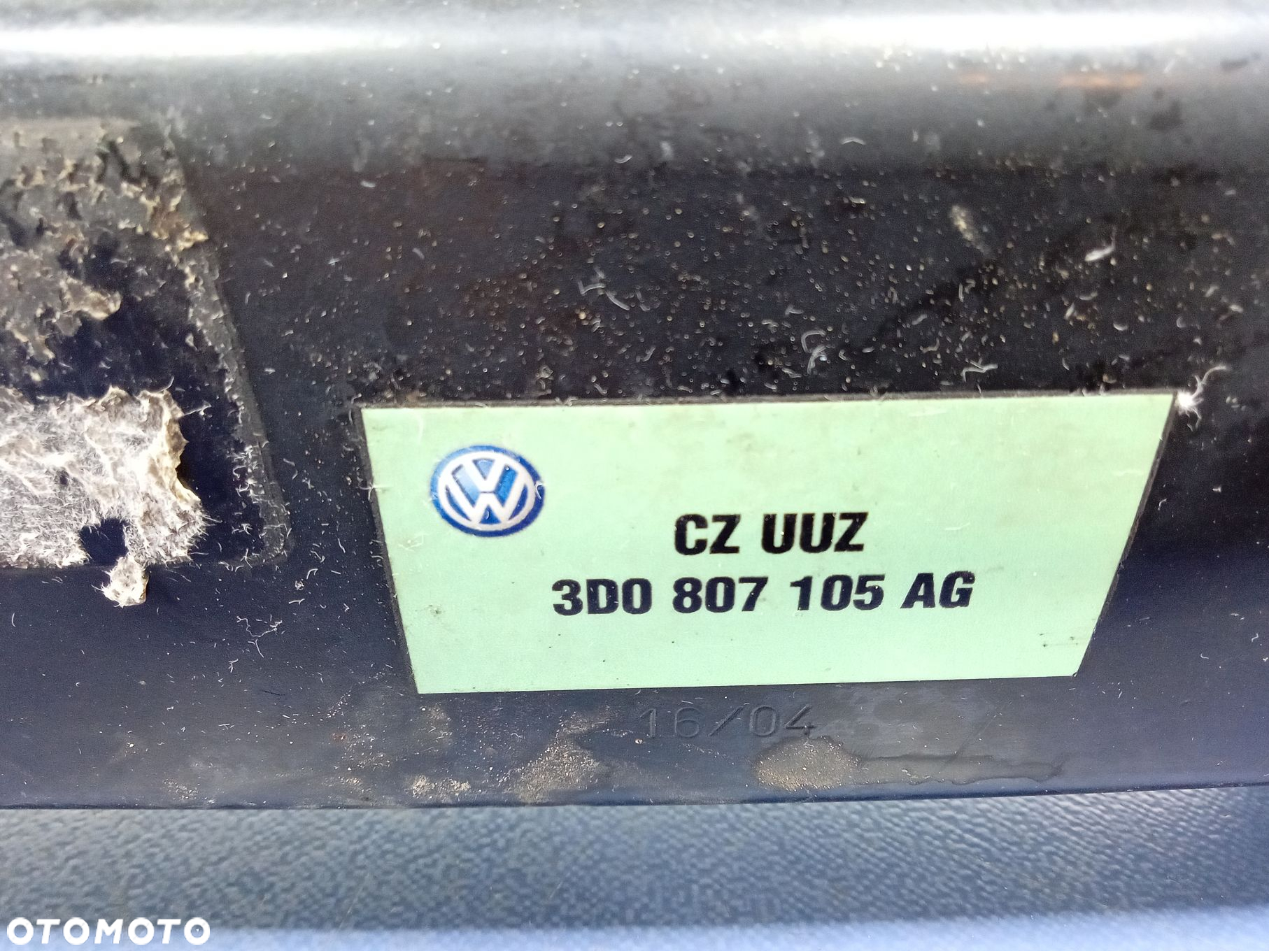 VW PHAETON BELKA ZDERZAKA PRZÓD 3D0807105AG - 3
