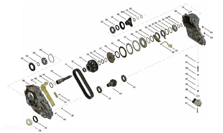 Reduktor BMW X3 F25 X5 E70 ATC450 Xdrive - 4