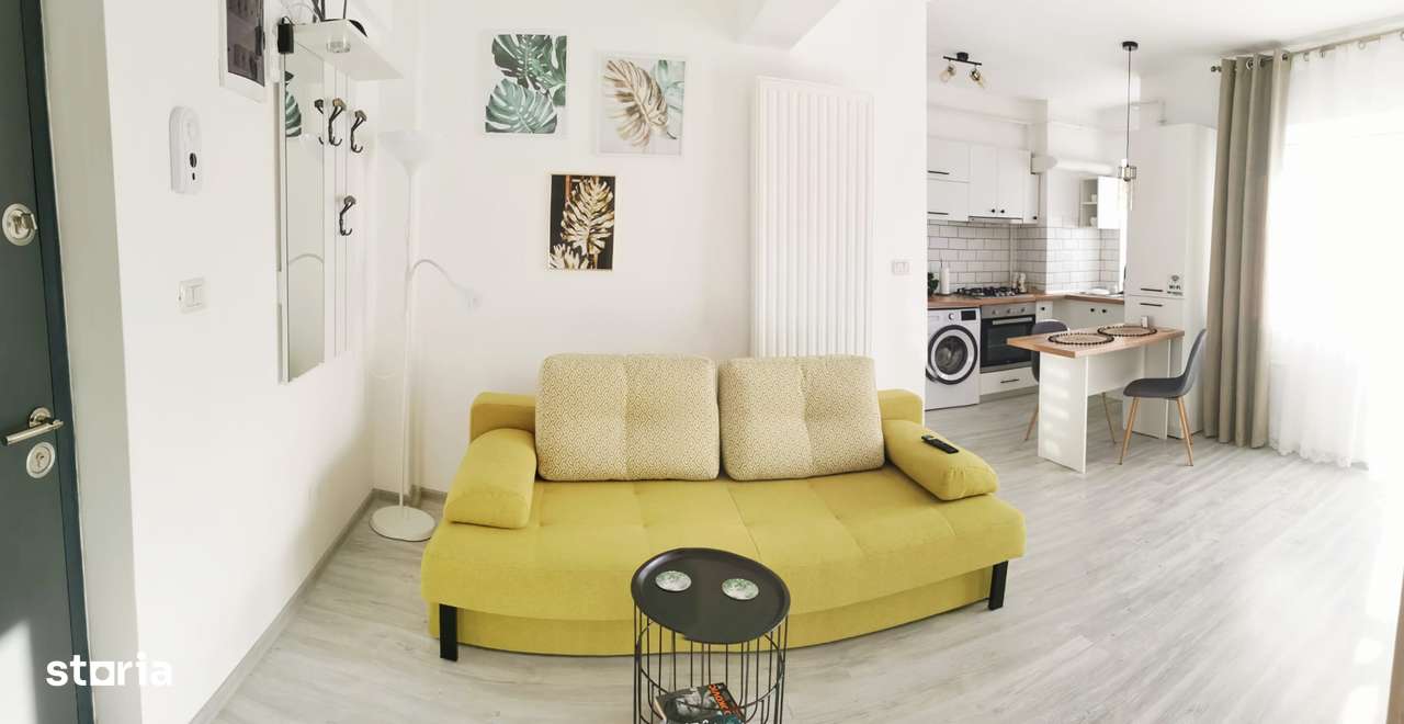 2 camere tip studio, loc de parcare, boxa, mobilat si utilat, Mall-9