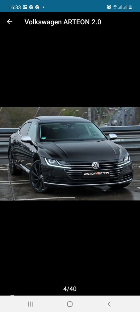 Volkswagen Arteon 2.0 TDI DSG 4Motion Elegance 2017