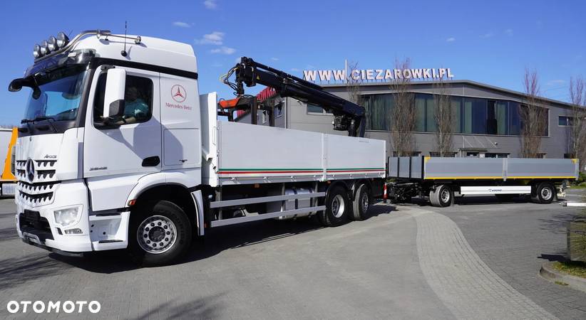 Mercedes-Benz Arocs 6×2 2545 HDS HIAB 177 K PRO/HIPRO / oś skrętna i podnoszona - 2