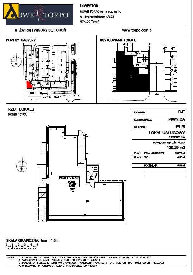 Lokal użytkowy 124,28m2 Nowe Torpo - Pełny obrazek: 4/4