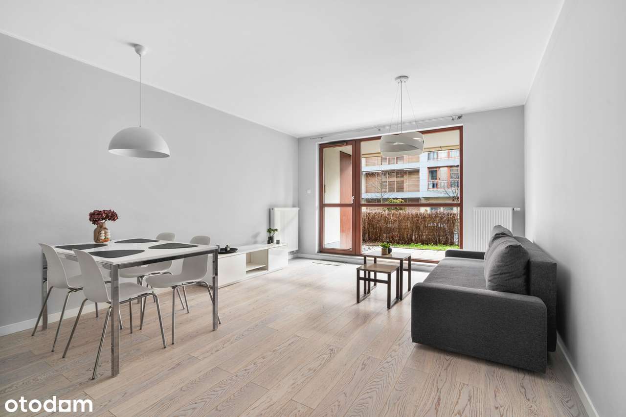 Nowoczesne mieszkanie z ogródkiem, 2 pokoje - 54m²-1