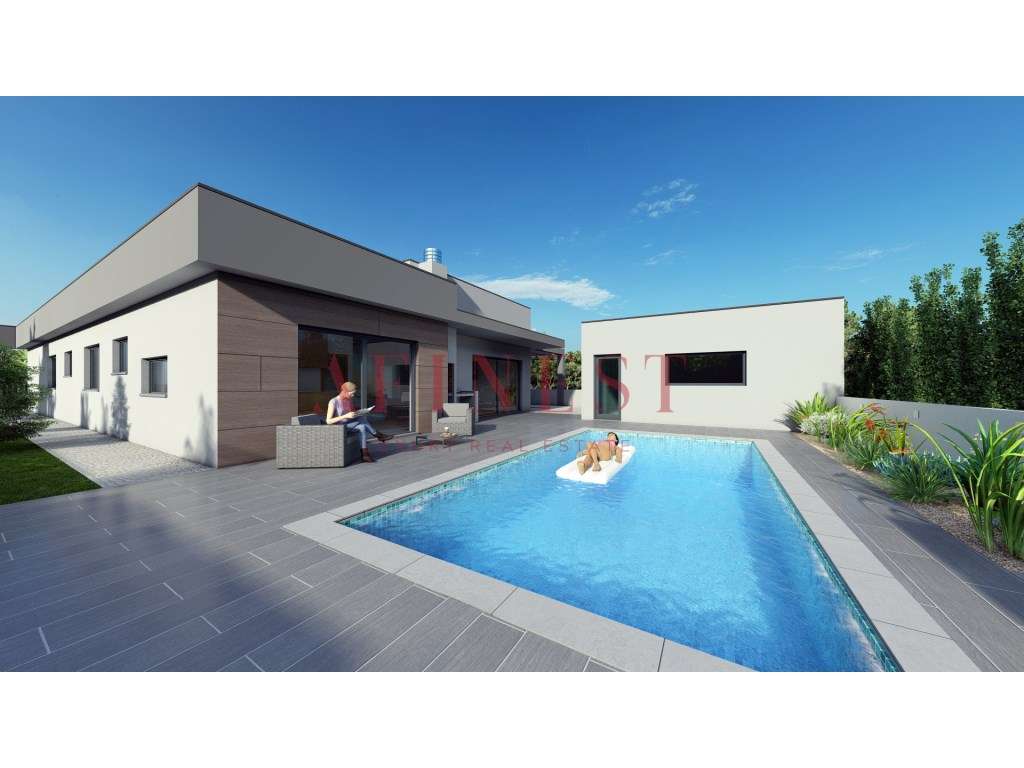 MORADIA T5 COM 5 SUITES COM PISCINA AQUECIDA, PISO RADIANTE E ACABA... - Grande imagem: 3/26