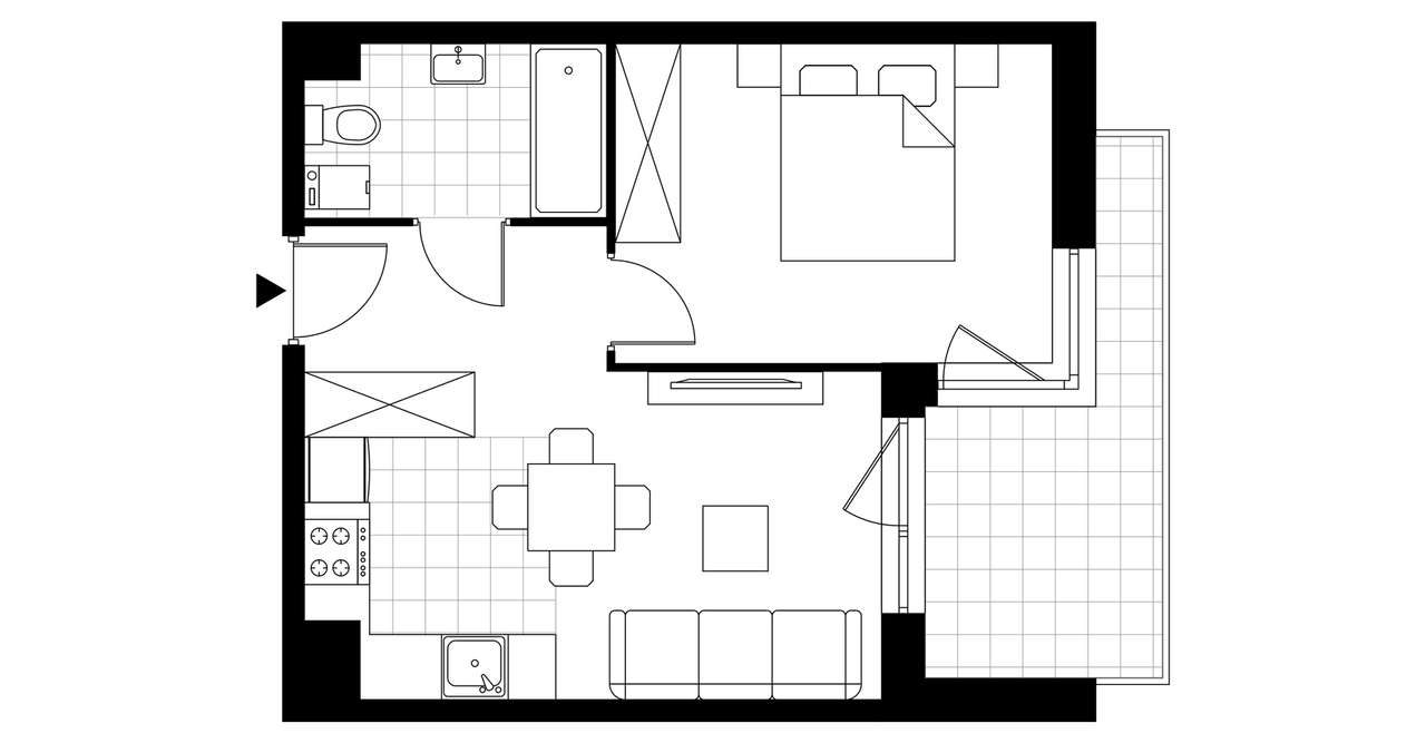 Kalaminta | mieszkanie 2-pok. | 39_ 4 - Pełny obrazek: 4/7