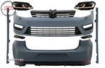 Kit Exterior Complet VW Golf VII 7 (2012-2017) cu Faruri LED Semnal Dinamic R-line- livrare gratuita - 1