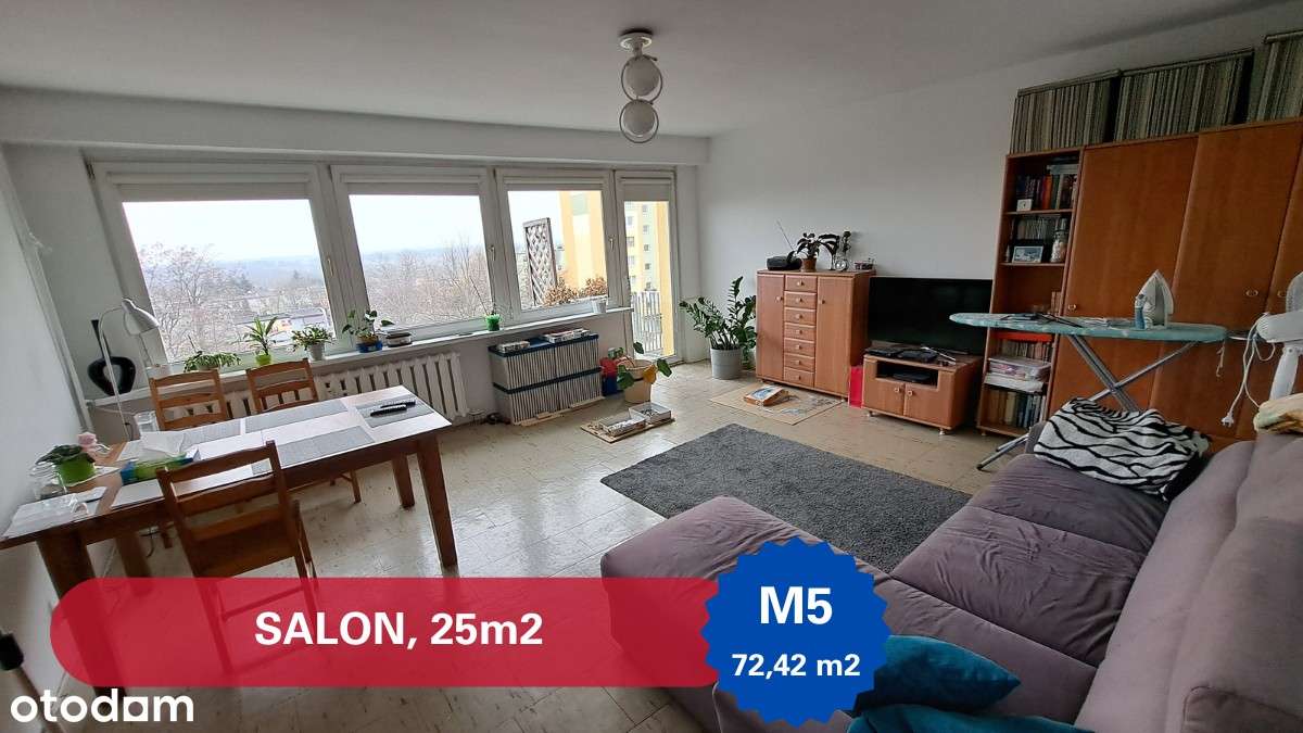 Mieszkanie M5, 4 pokoje, 72 m2, dobra lokalizacja, Zgierz bezpośrednio - Pełny obrazek: 1/9